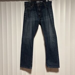 Levis Signature Jeans Men's size 36x 32 Straight Leg Stretch‎ Denim